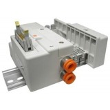 SMC solenoid valve 4 & 5 Port SQ - NEW SS5Q13-J, 1000 Series Manifold, Flat Ribbon Cable (20P) Kit